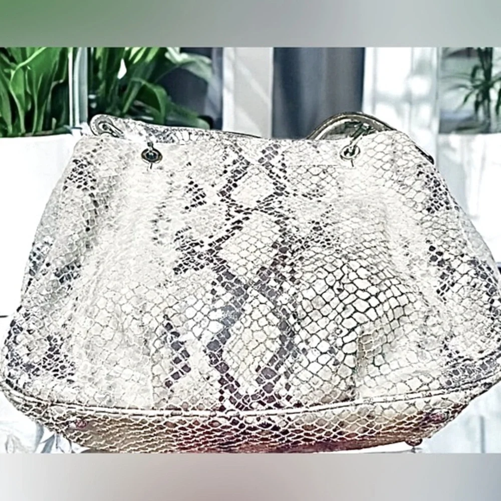 Michael Kors Python Embossed Leather Bag